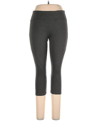 Pre-owned Reebok Active Pants In Gray