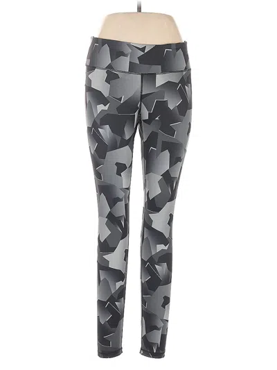 Pre-owned Reebok Active Pants In Gray