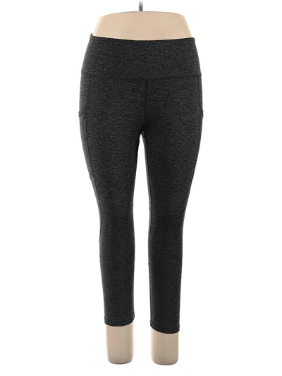 Pre-owned Reebok Active Pants In Gray