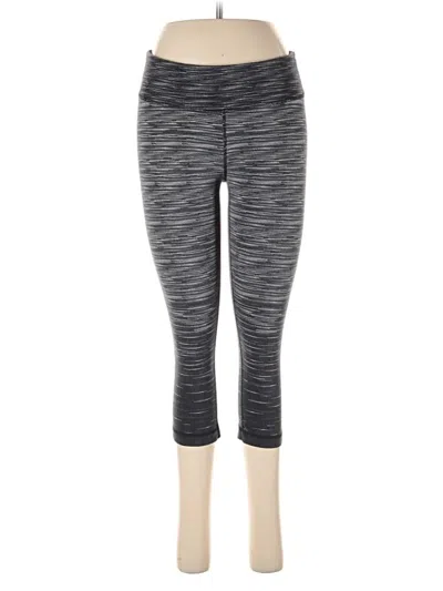 Pre-owned Reebok Active Pants In Gray