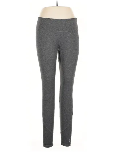 Pre-owned Reebok Active Pants In Gray