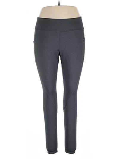 Pre-owned Reebok Active Pants In Gray