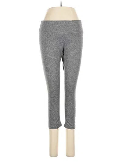 Pre-owned Reebok Active Pants In Gray