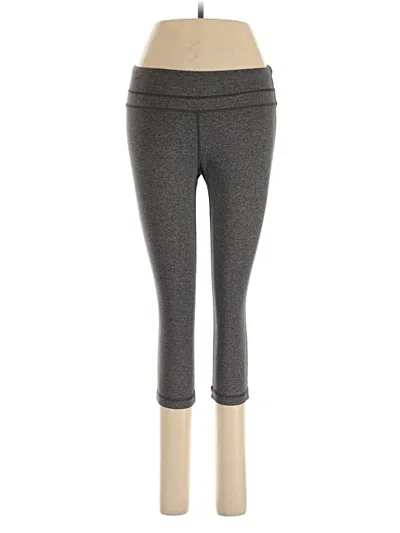 Pre-owned Reebok Active Pants In Gray