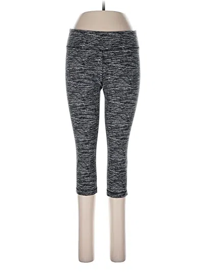 Pre-owned Reebok Active Pants In Gray