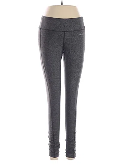 Pre-owned Reebok Active Pants In Gray