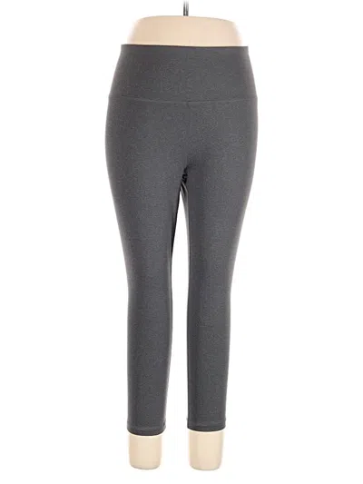 Pre-owned Reebok Active Pants In Gray