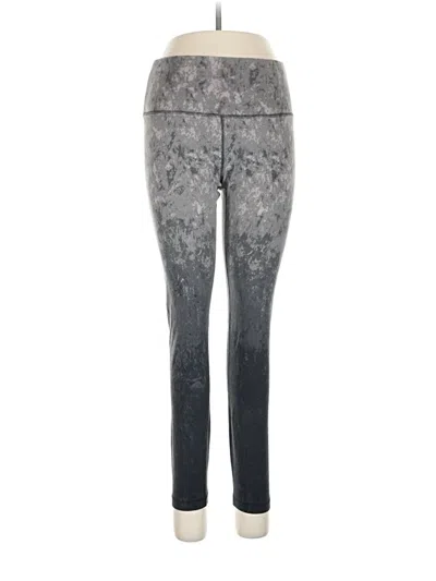 Pre-owned Reebok Active Pants In Gray