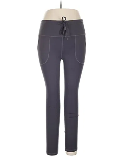Pre-owned Reebok Active Pants In Gray