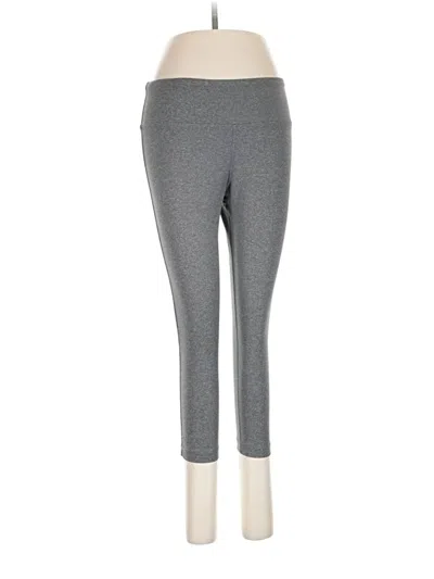 Pre-owned Reebok Active Pants In Gray