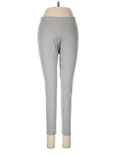 Pre-owned Reebok Active Pants In Gray