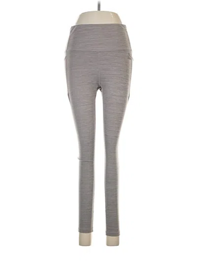 Pre-owned Reebok Active Pants In Gray