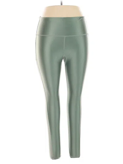 Pre-owned Reebok Active Pants In Green