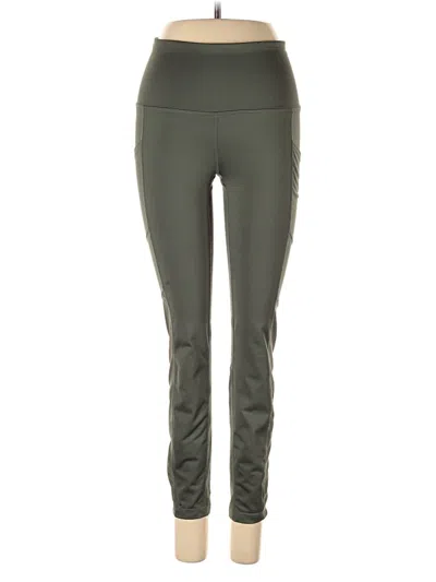 Pre-owned Reebok Active Pants In Green