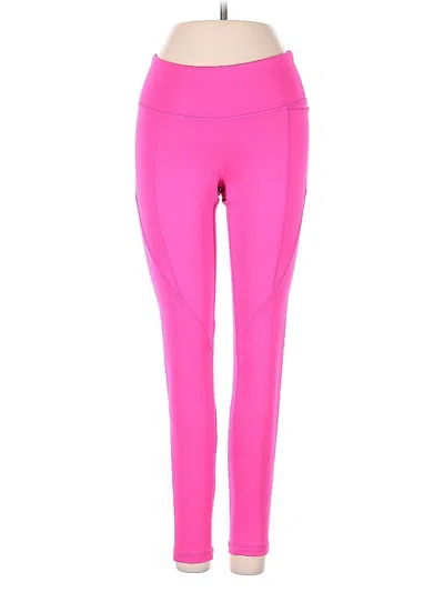 Pre-owned Reebok Active Pants In Pink
