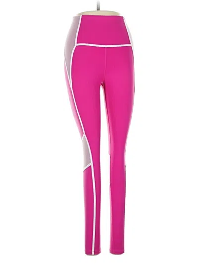 Pre-owned Reebok Active Pants In Pink