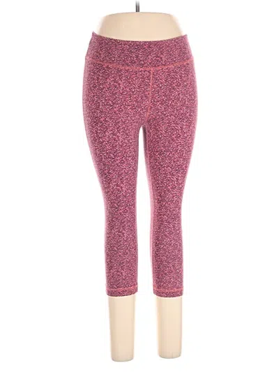 Pre-owned Reebok Active Pants In Pink