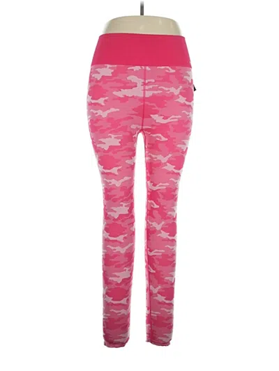 Pre-owned Reebok Active Pants In Pink
