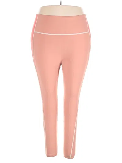 Pre-owned Reebok Active Pants In Pink