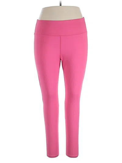 Pre-owned Reebok Active Pants In Pink