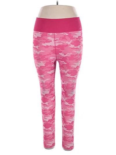 Pre-owned Reebok Active Pants In Pink