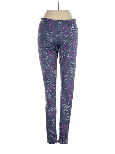 Pre-owned Reebok Active Pants In Purple