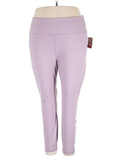 Pre-owned Reebok Active Pants In Purple