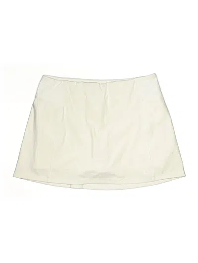 Pre-owned Reebok Active Skort In Ivory