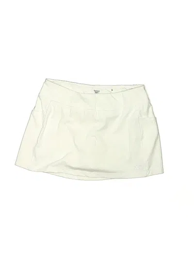 Pre-owned Reebok Active Skort In White