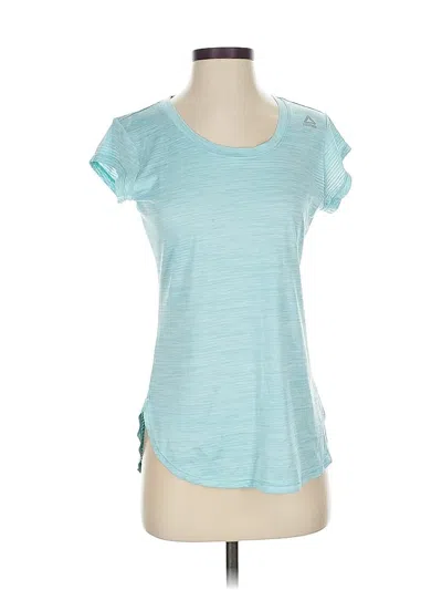 Pre-owned Reebok Active T-shirt In Blue