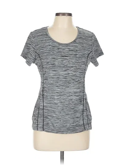 Pre-owned Reebok Active T-shirt In Gray