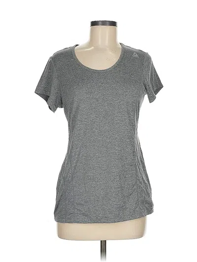 Pre-owned Reebok Active T-shirt In Gray