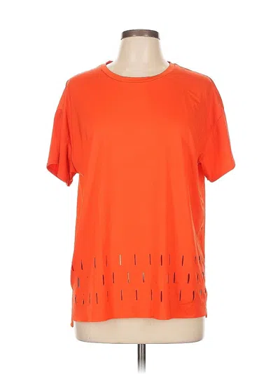 Pre-owned Reebok Active T-shirt In Orange
