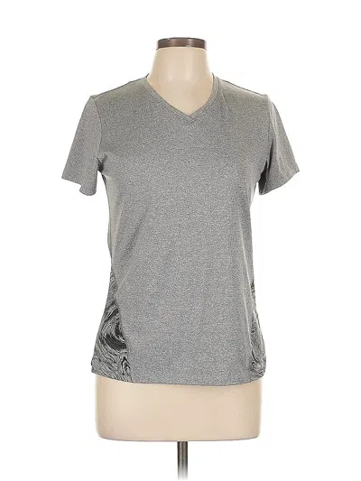 Pre-owned Reebok Active T-shirt In Silver