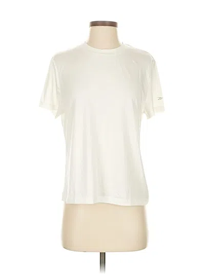 Pre-owned Reebok Active T-shirt In White