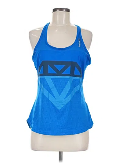 Pre-owned Reebok Active Tank Top In Blue