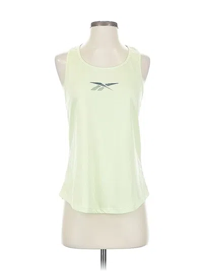 Pre-owned Reebok Active Tank Top In Green