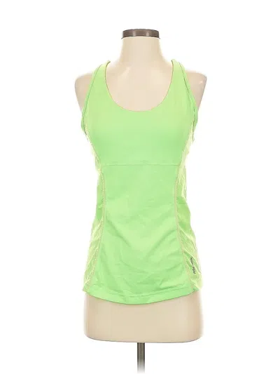 Pre-owned Reebok Active Tank Top In Green