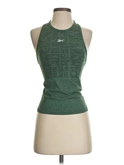 Pre-owned Reebok Active Tank Top In Green