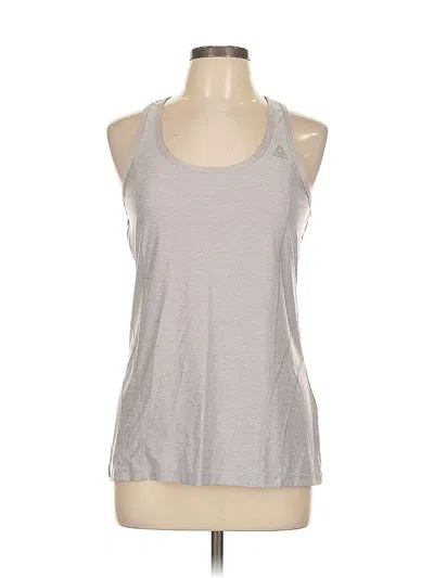 Pre-owned Reebok Active Tank Top In Silver