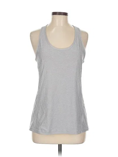 Pre-owned Reebok Active Tank Top In Silver