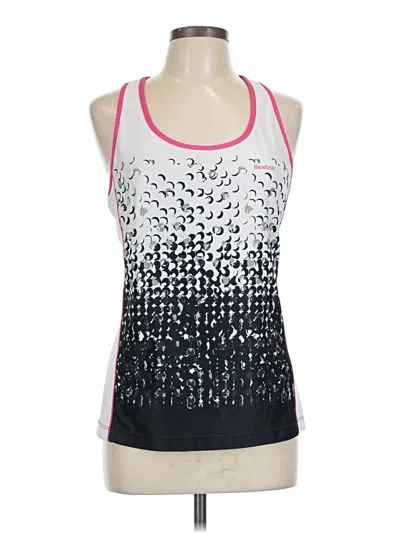 Pre-owned Reebok Active Tank Top In Silver