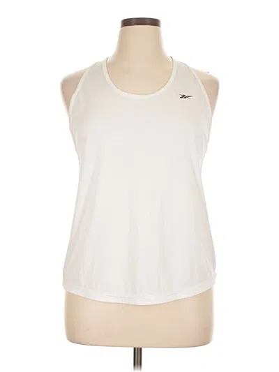 Pre-owned Reebok Active Tank Top In White