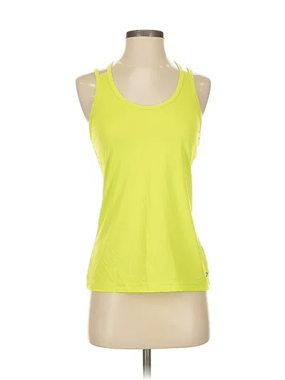Pre-owned Reebok Active Tank Top In Yellow
