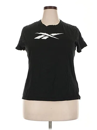 Pre-owned Reebok Active T-shirt In Black