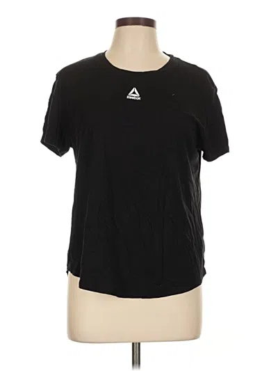 Pre-owned Reebok Active T-shirt In Black