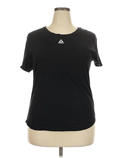 Pre-owned Reebok Active T-shirt In Black