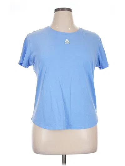 Pre-owned Reebok Active T-shirt In Blue