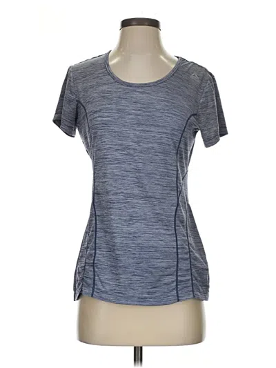 Pre-owned Reebok Active T-shirt In Blue