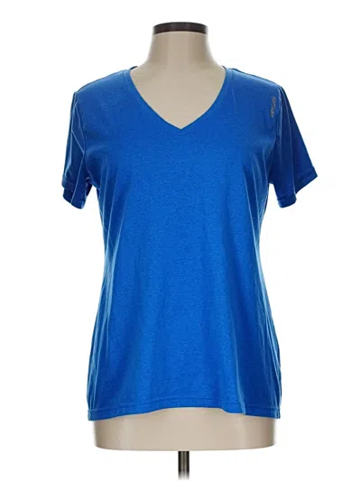 Pre-owned Reebok Active T-shirt In Blue